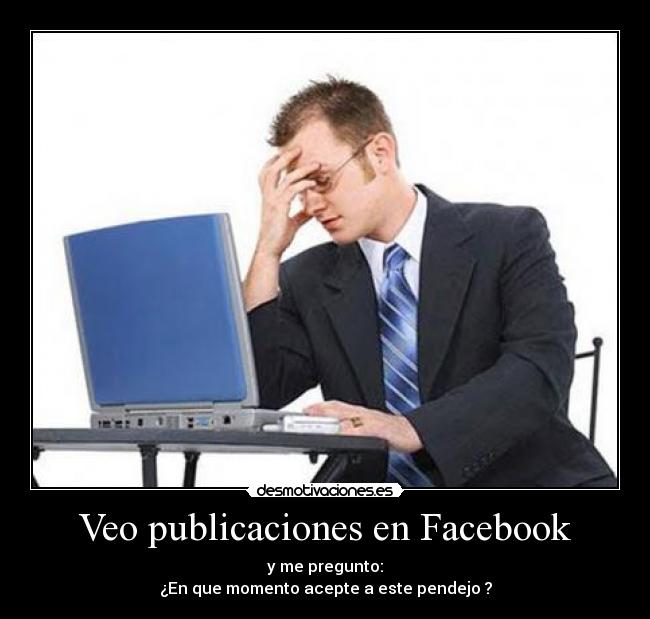 Veo publicaciones en Facebook -
