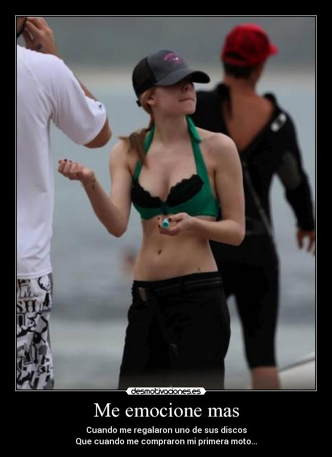 Me emocione mas - Cuando me regalaron uno de sus discos
Que cuando me compraron mi primera moto...