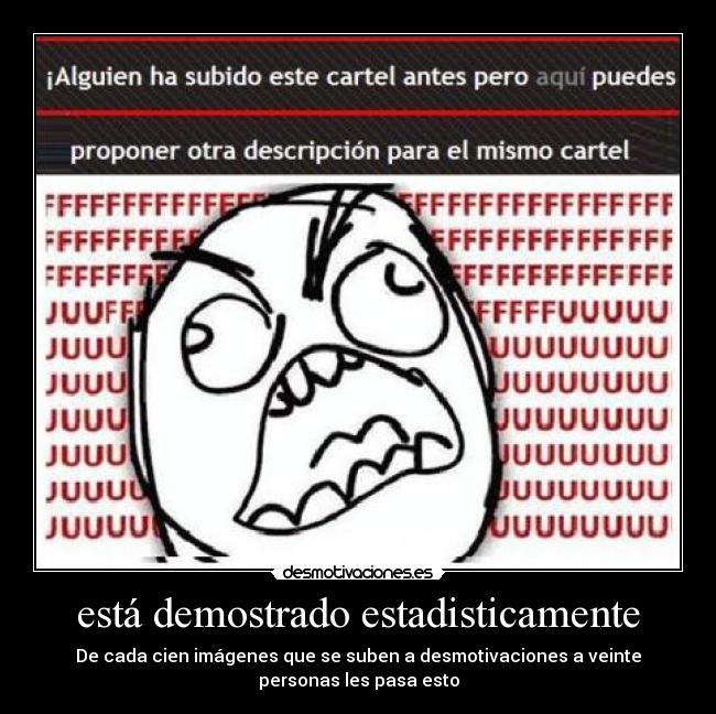 está demostrado estadisticamente -