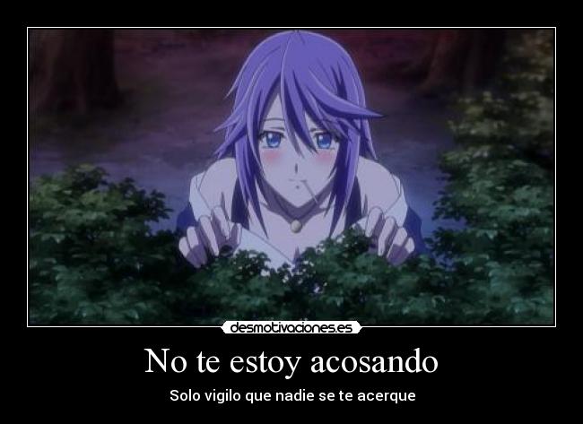 carteles rosario vampire anime humor mizore desmotivaciones