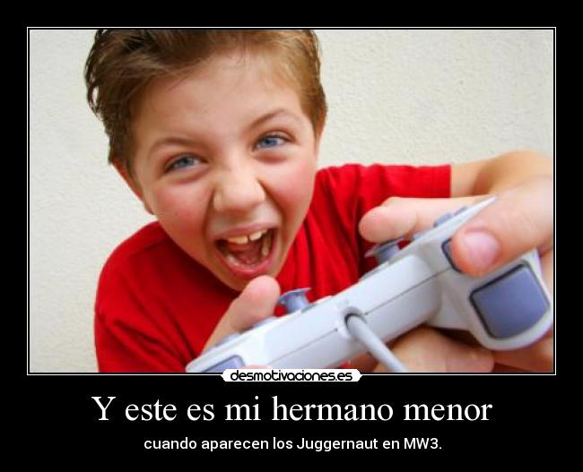 Y este es mi hermano menor - cuando aparecen los Juggernaut en MW3.