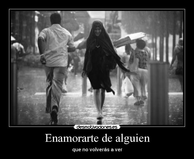 Enamorarte de alguien -