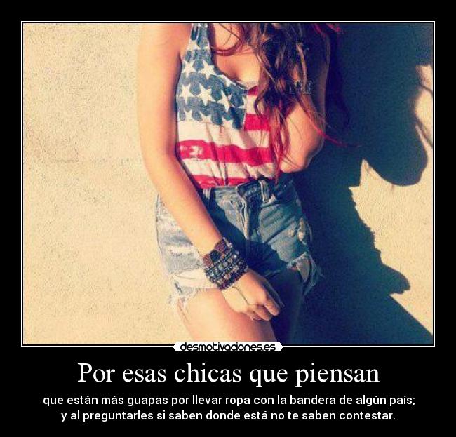 Por esas chicas que piensan -