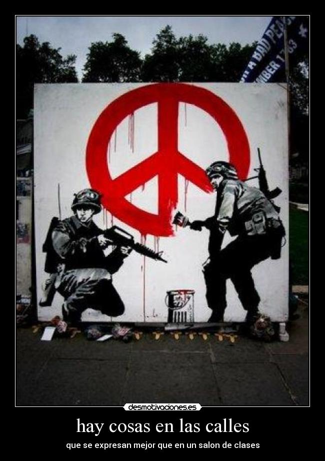 hay cosas en las calles -