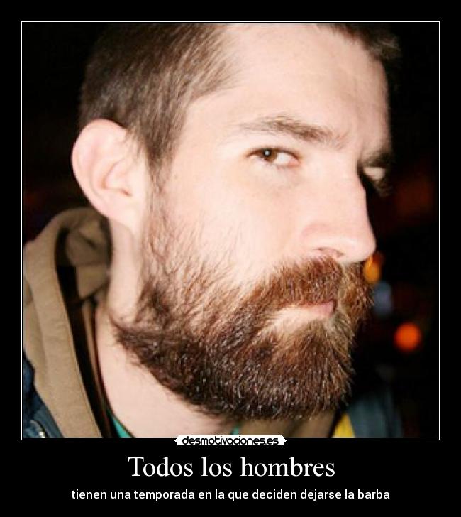 carteles barba desmotivaciones