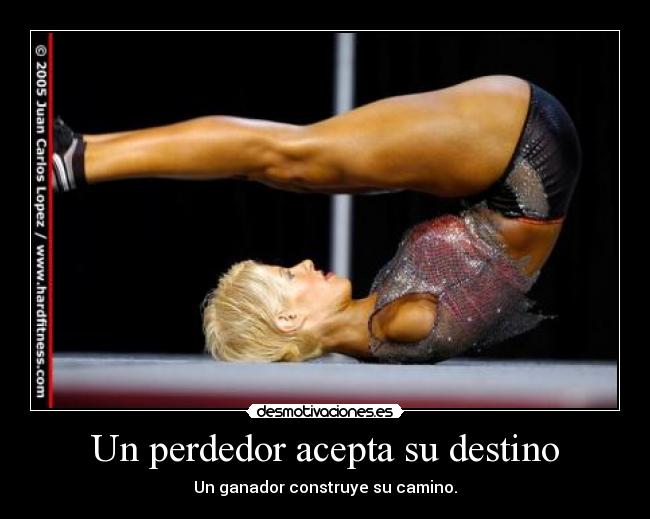 Un perdedor acepta su destino -