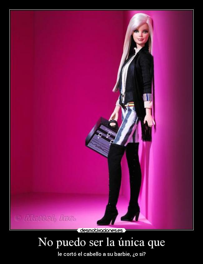 No puedo ser la única que -