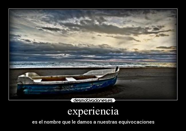 experiencia -