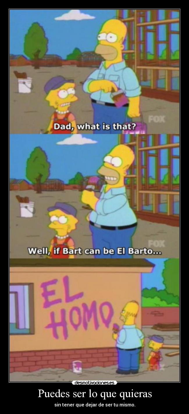 Puedes ser lo que quieras - 