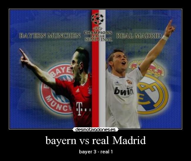 bayern vs real Madrid -