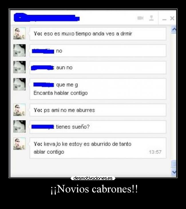 ¡¡Novios cabrones!! -