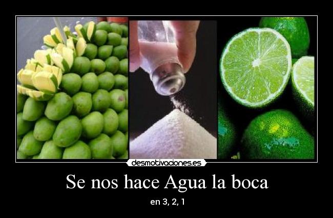 Se nos hace Agua la boca - en 3, 2, 1