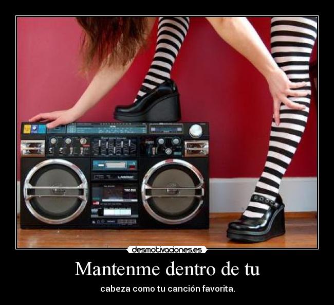 Mantenme dentro de tu - 