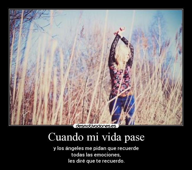 Cuando mi vida pase -