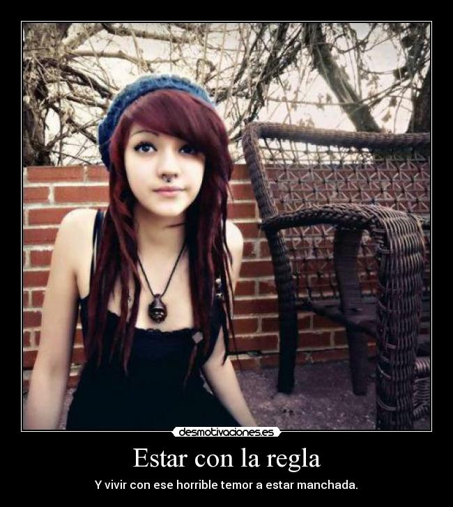 Estar con la regla -