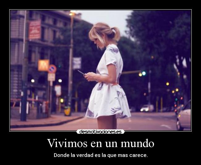 Vivimos en un mundo - 