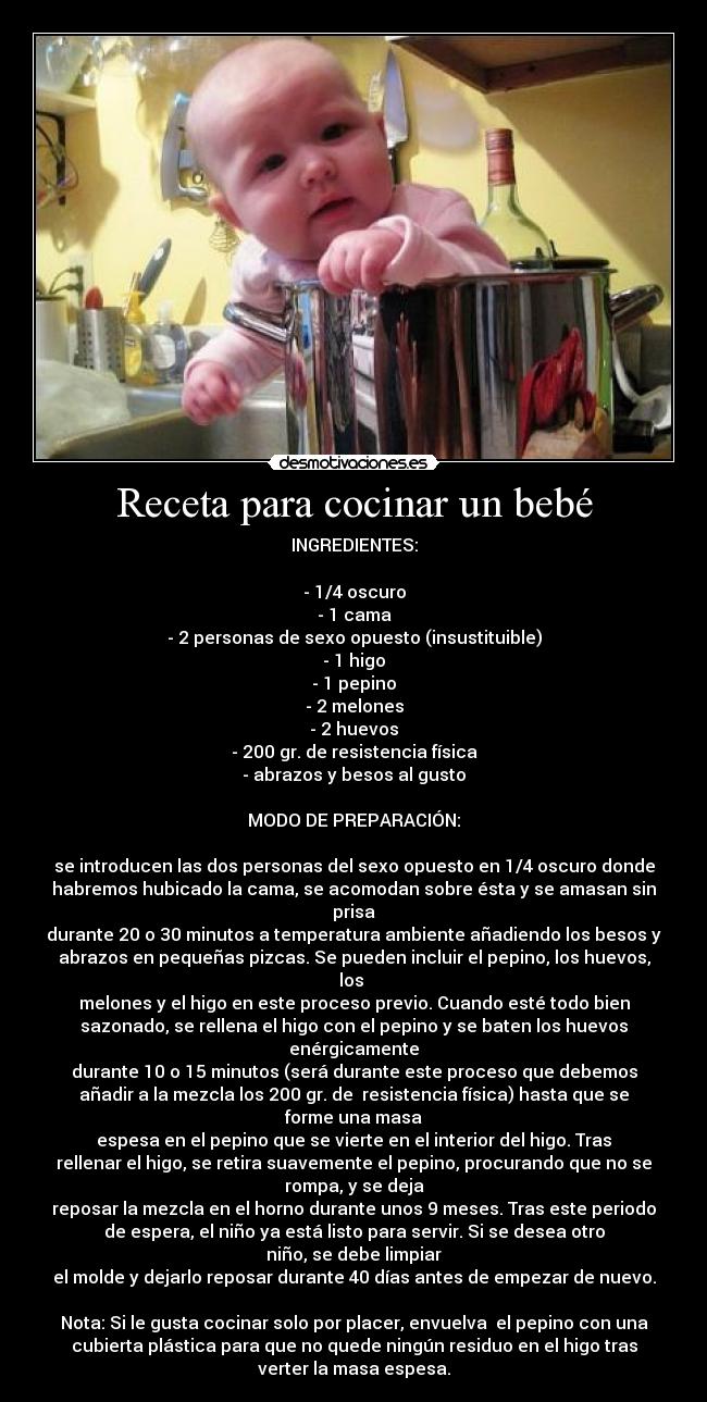 carteles metodos cocina desmotivaciones