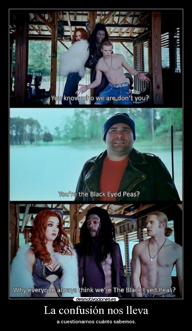 La confusión nos lleva - 