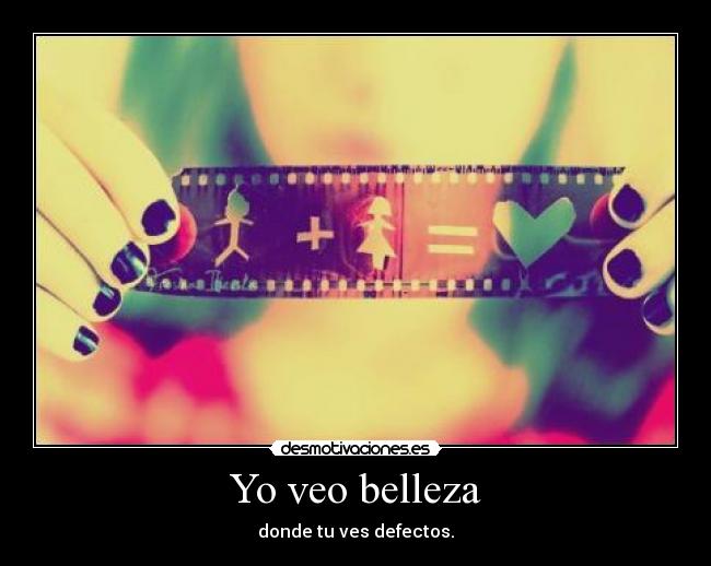Yo veo belleza -