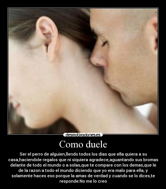 Como duele -