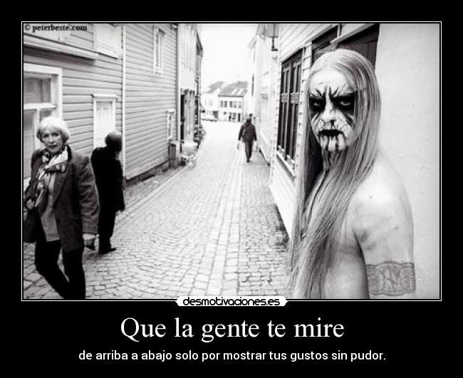 Que la gente te mire - 