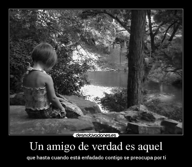 Un amigo de verdad es aquel -