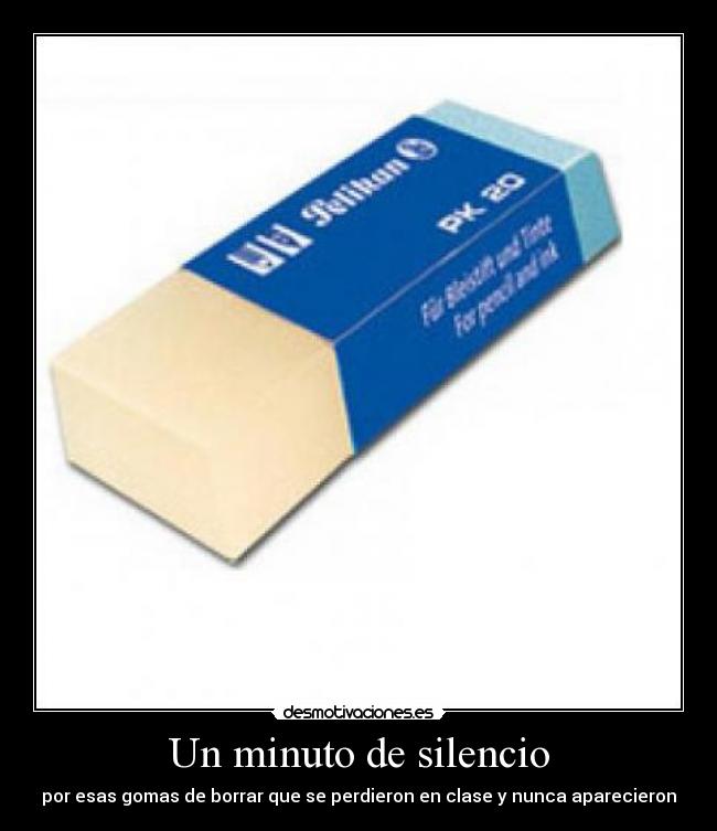 Un minuto de silencio -