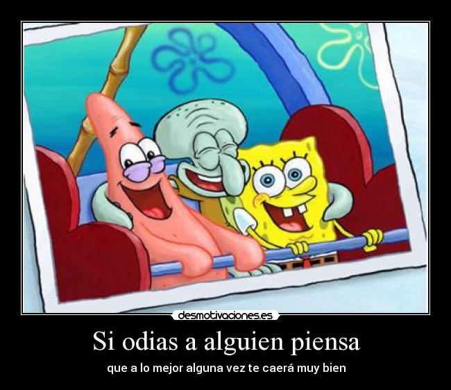 carteles bob esponja desmotivaciones