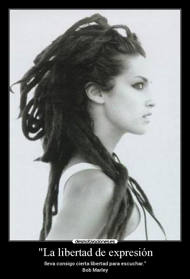 La libertad de expresión -
