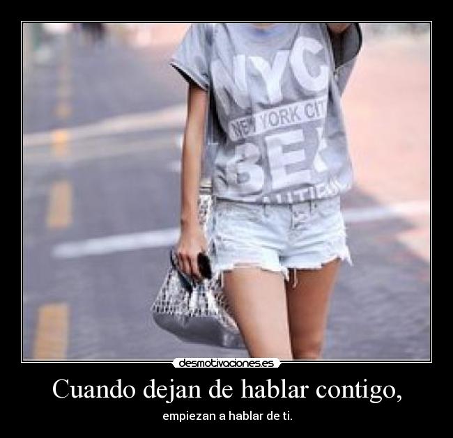 Cuando dejan de hablar contigo, - 