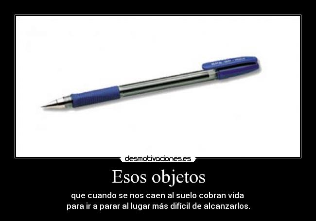 Esos objetos -