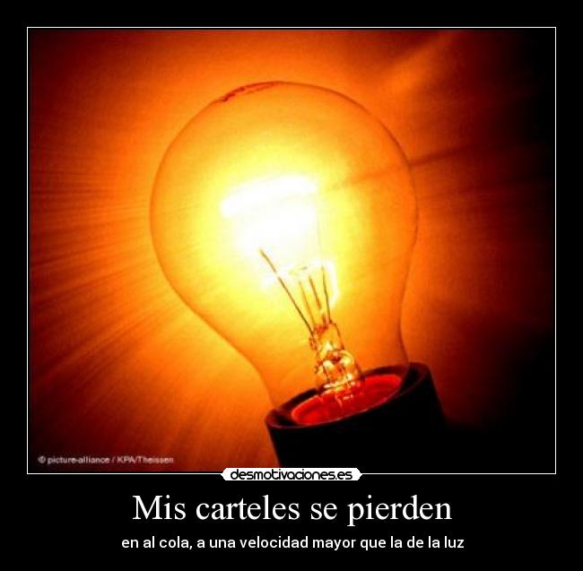 Mis carteles se pierden - 