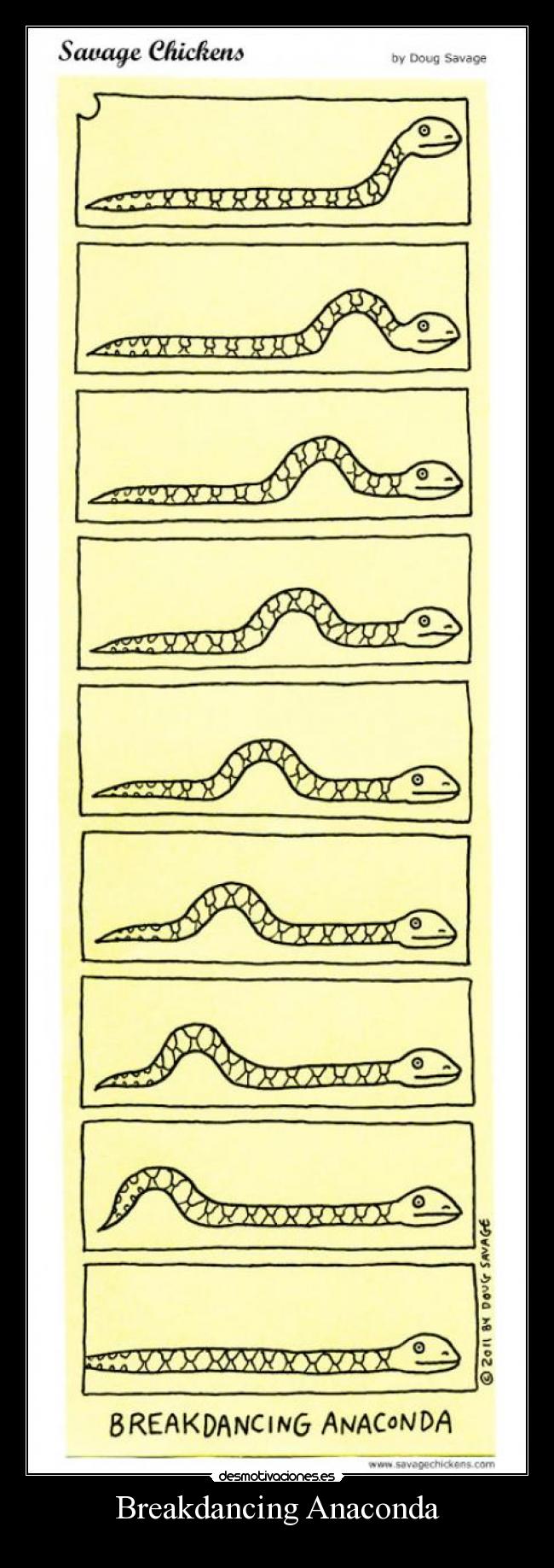 Breakdancing Anaconda -