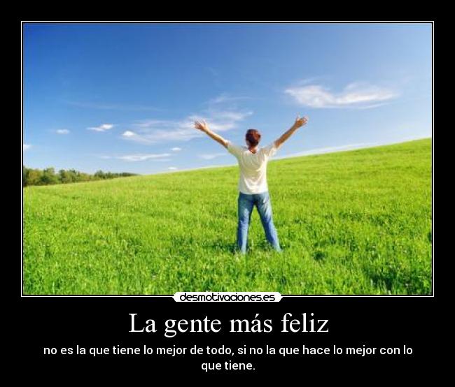 La gente más feliz -