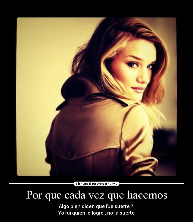 Por que cada vez que hacemos - 