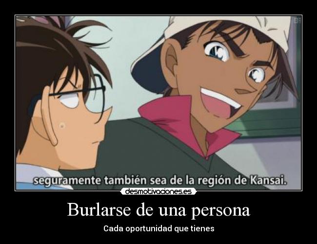 Burlarse de una persona - 