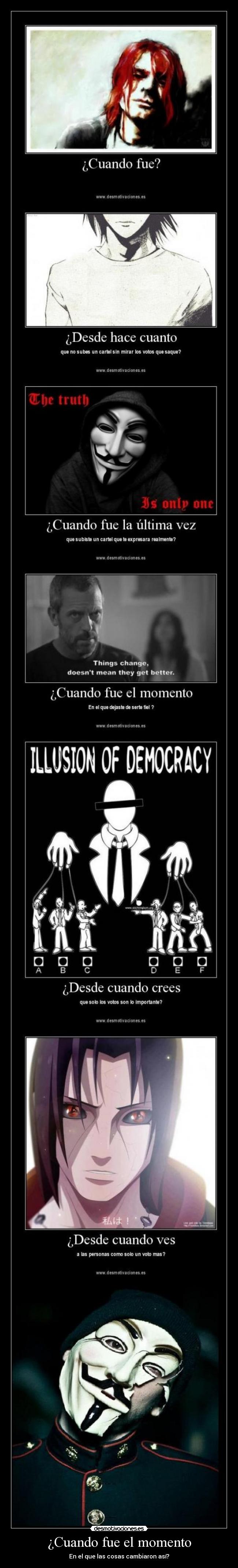 carteles guti19 desmo cambio para mal dedicado todos los que estan top que comienzan mal desmotivaciones