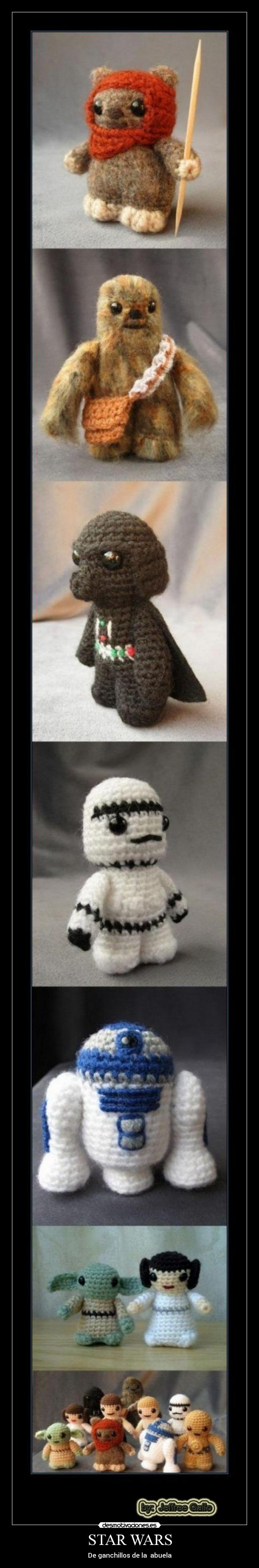 STAR WARS - De ganchillos de la  abuela