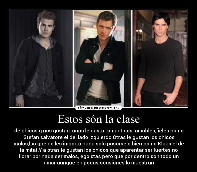 Estos són la clase - 