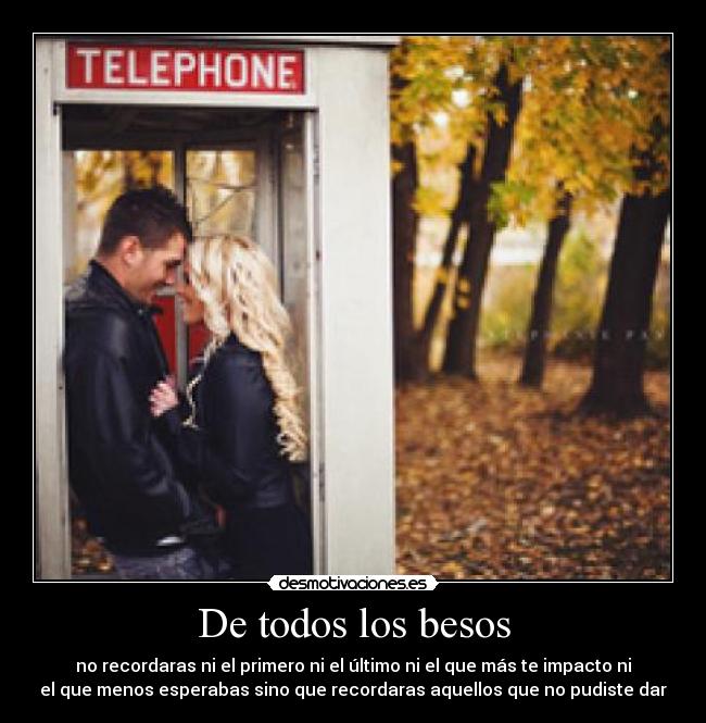 De todos los besos - 