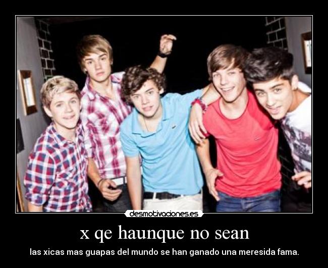 x qe haunque no sean -
