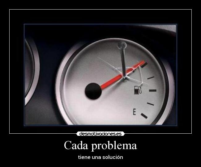 Cada problema - tiene una solución