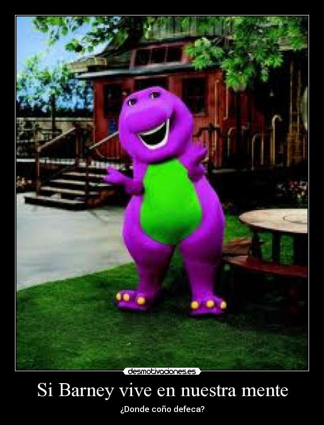 Si Barney vive en nuestra mente -