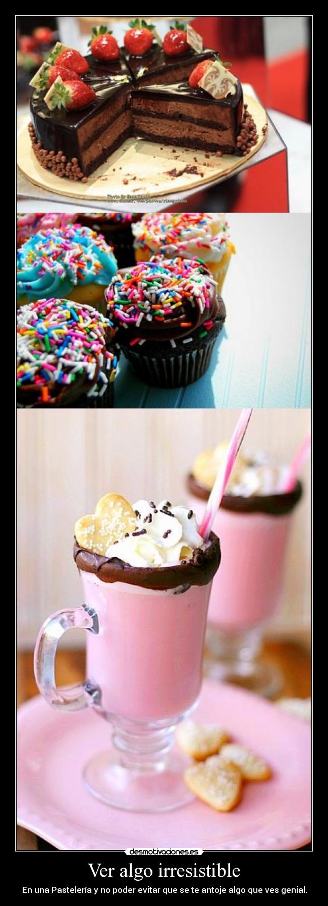 carteles cupcake color cute cool food cake sere perdicion azucar las golosinas desmotivaciones