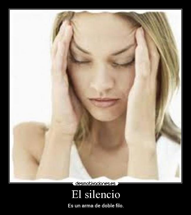 El silencio -