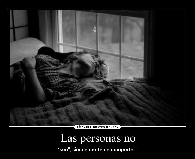 Las personas no - 