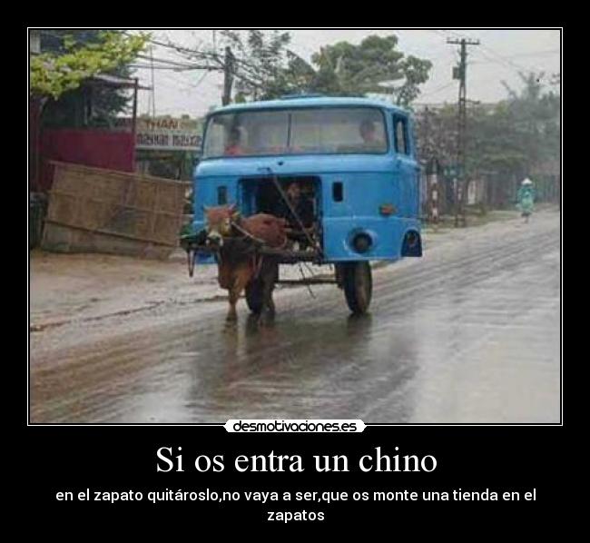 Si os entra un chino -