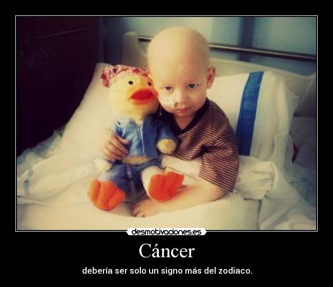 Cáncer - debería ser solo un signo más del zodiaco.