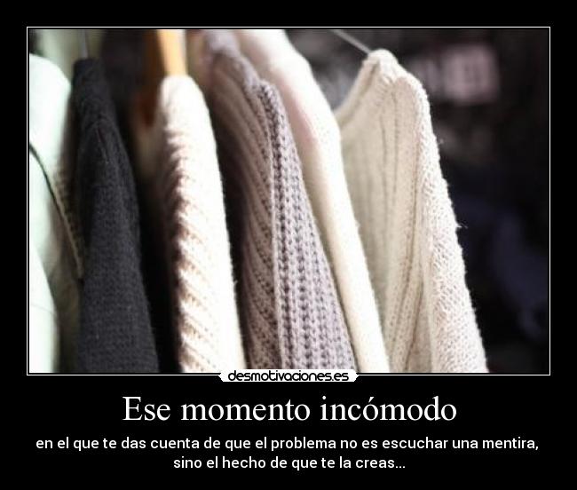 Ese momento incómodo - 