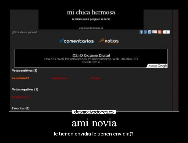 ami novia - le tienen envidia le tienen envidia(? ♫